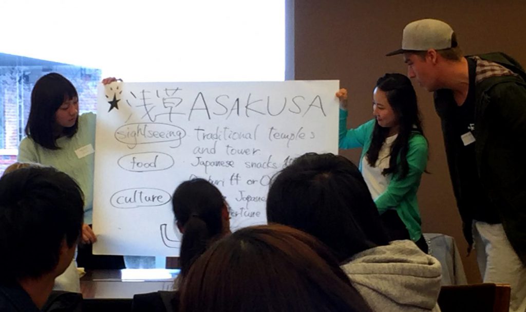 Buddy groups - International Student Orientation at Rikkyo University