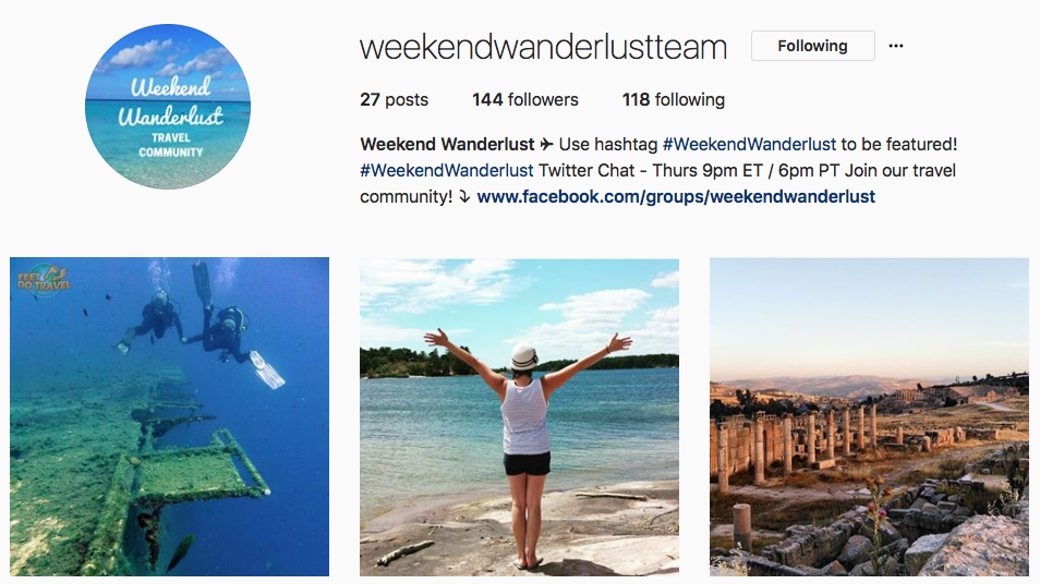 Instagram - WeekendWanderlust