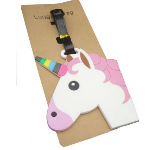 3D LARGE UNICORN HEAD LUGGAGE TAG