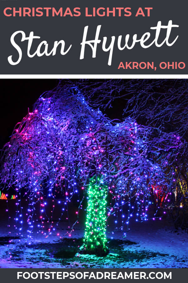 Christmas Lights at Stan Hywett | Footsteps of a Dreamer