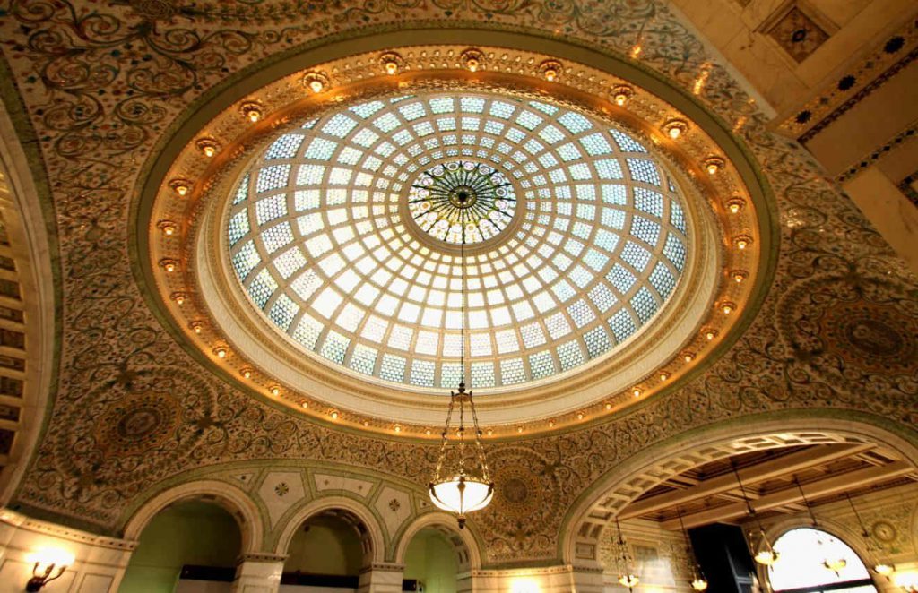 Chicago Cultural Center Tiffany Dome | Footsteps of a Dreamer