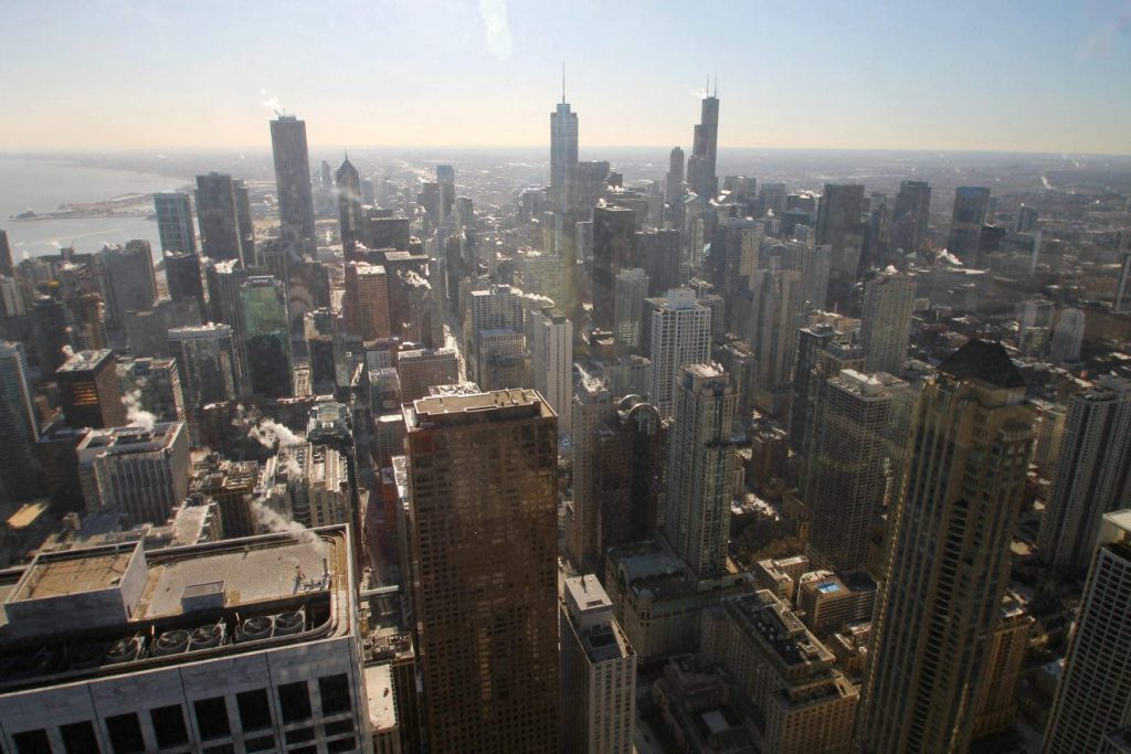 View from 360 Chicago Observatory | Footsteps of a Dreamer