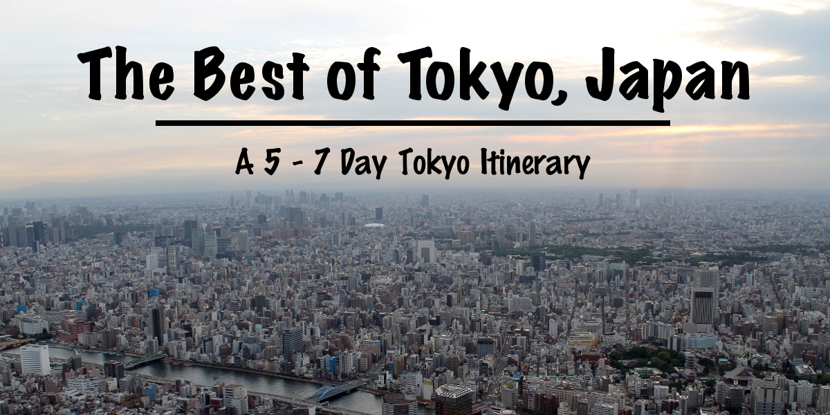 Tokyo tourist spots itinerary