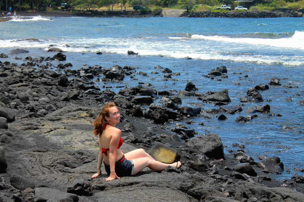 Punalu'u Black Sand Beach - Compressed