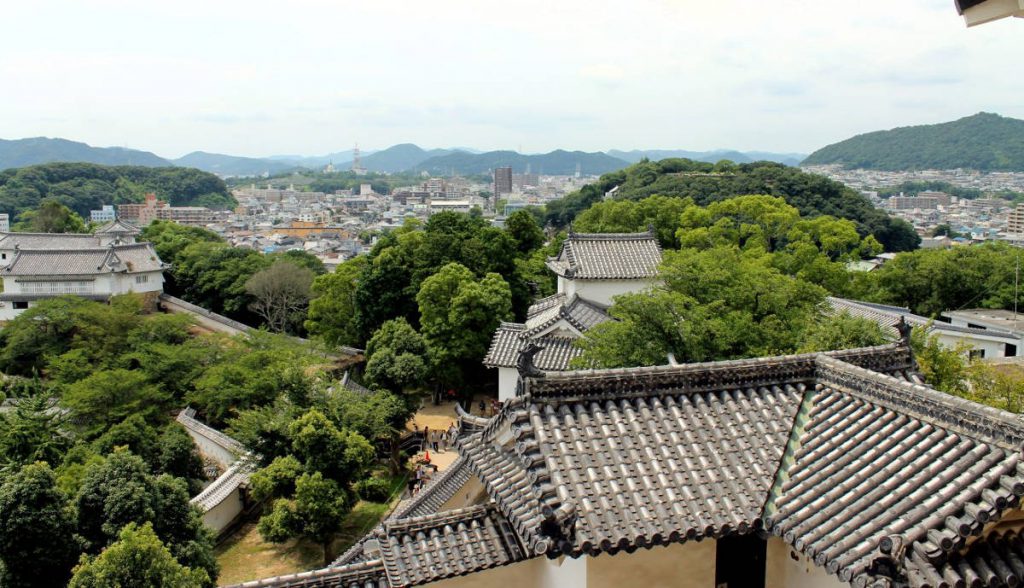 View from Himeji Castle | Footsteps of a Dreamer