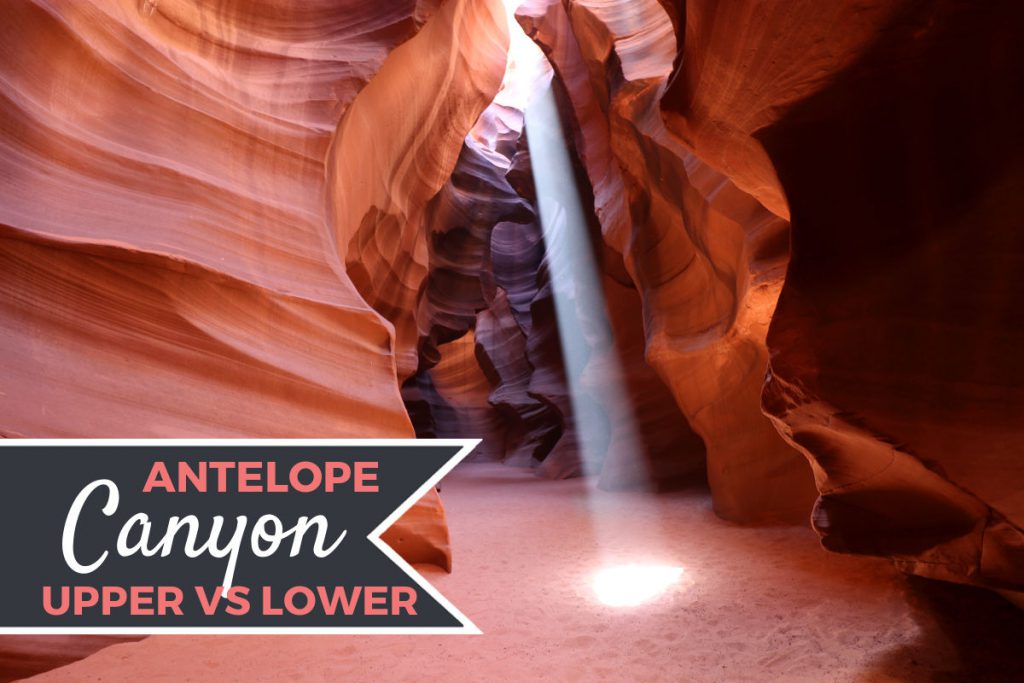 Antelope Slot Canyon lower vs upper
