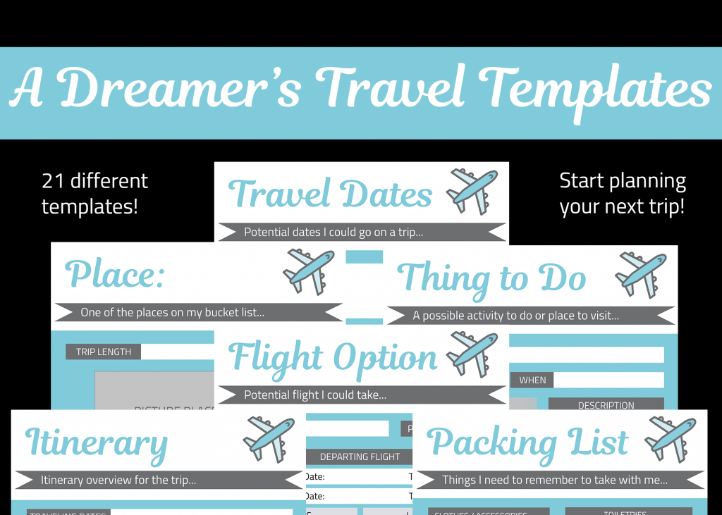 A Dreamer's Travel Templates Ad