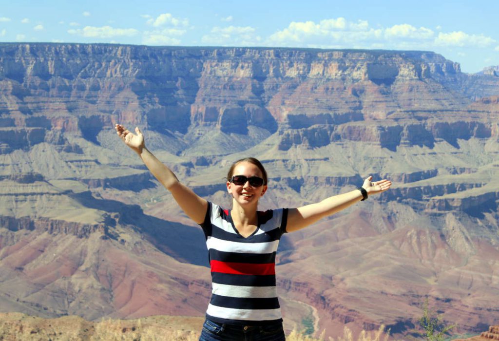 Me at Lipan Point, Desert View Drive, Grand Canyon, AZ | Footsteps of a Dreamer